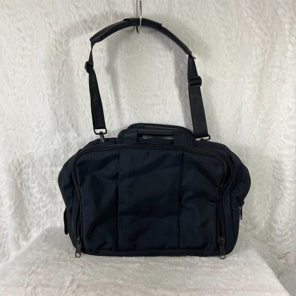 Brenthaven Carrying Briefcase Messenger Bag Laptop Computer Office Black 17" EUC - Picture 2 of 12